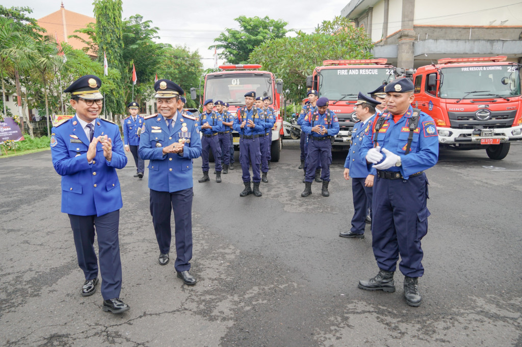 Badung Gelar Apel HUT Ke-105 Damkar